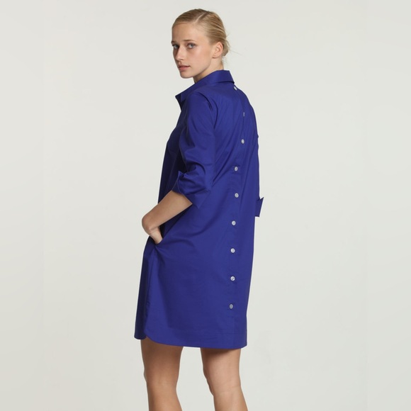 *New* Hinson Wu Aileen 3/4 Sleeve Button Back Dress, Size XS - Picture 1 of 8